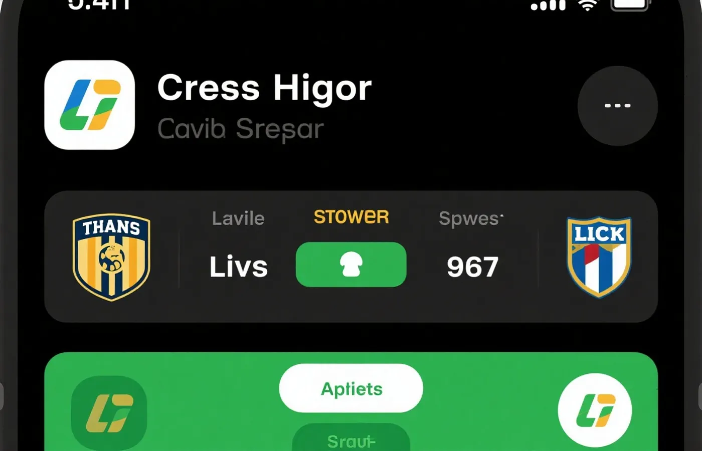 体育App界面预览